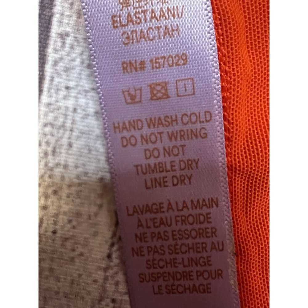 NWT Savage X Fenty Unlined Plunge Bra – Orange & Purple, Size 36A - Picture 8 of 8